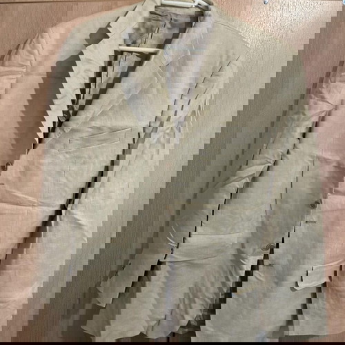 Borrione ιταλικό αντρικό σακάκι μεταχειρισμένο, μπεζ, μέγεθος M/L