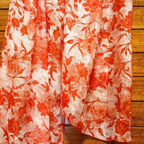 Silk sleeveless floral dress PERSONNE size XL