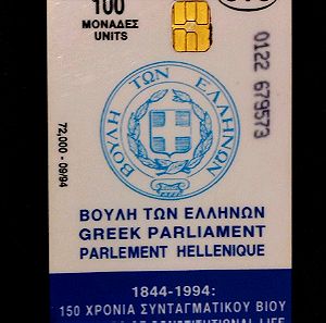 Ελληνικές τηλεκαρτες 1994