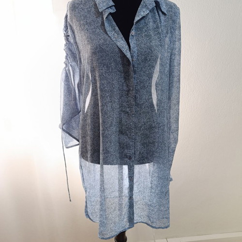 Coster Copenhagen transparent shirt tunic XL like new, multicolor