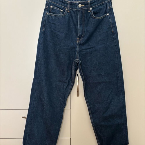 Zara high-waist dark blue jeans like new, size XL