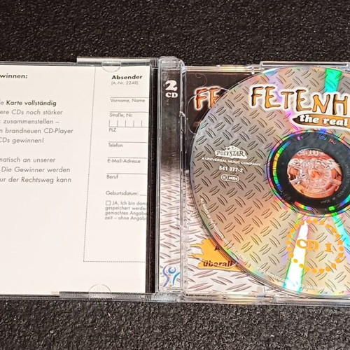 Fetenhits The Real 90's 2xCD used, 1999 compilation