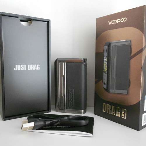 Voopoo Drag 3 177W Grey and Hellvape Dead Rabbit V2 RTA Gun Metal