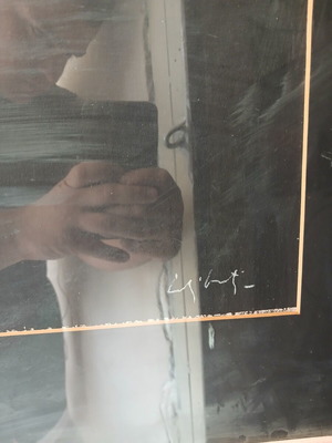 Giorgio Celiberti произведение употребявано 60×70 номер 6/200, рамка