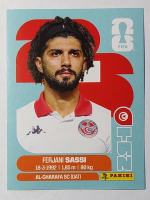 Ferjani Sassi FIFA World Cup 2026 sticker Tunisia