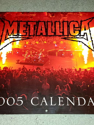 Συλλεκτικό ημερολόγιο Metallica 2005 καινούργιο