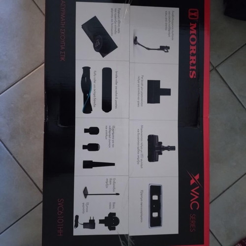 Morris SVC6101HH Cordless Stick Vacuum Like New 28.8V with Accessories