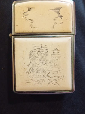 Zippo lighter used