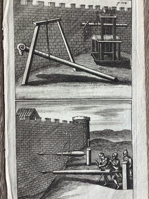 Халкография на древногръцки обсадни машини употребявана 1740