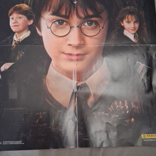 Harry Potter sticker album with poster, Panini