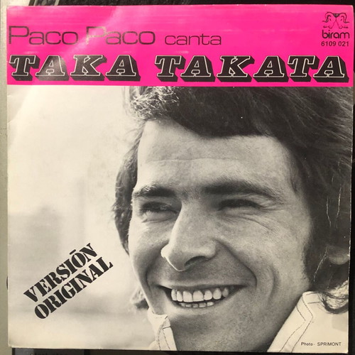 Paco Paco Taka Takata / Ole España vinyl like new, 7" single 45 RPM