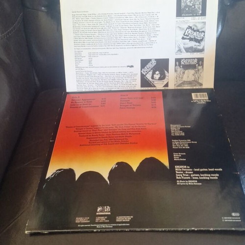 Kreator Extreme Aggression 1989 vinyl LP used, metal