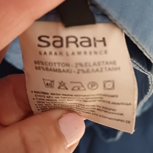 Sarah Lawrence jeans long blue women's pants used, size L
