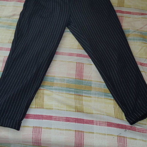 Terranova striped pants, black and white, size XXS
