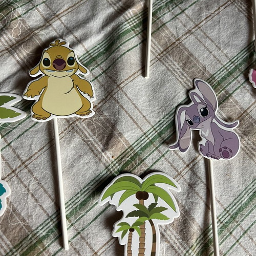 Lilo & Stitch Party Decorations and Cupcake Toppers new