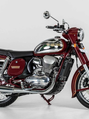 Jawa 350 CL Neo 2026 καινούργια, κόκκινη μηχανή δρόμου