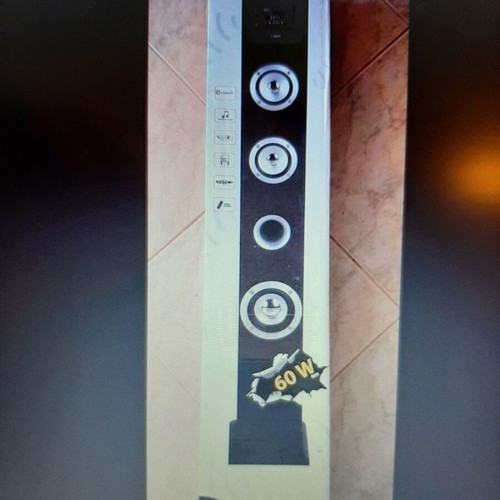 I-steeple speaker tower used 60 W with Bluetooth, USB, SD