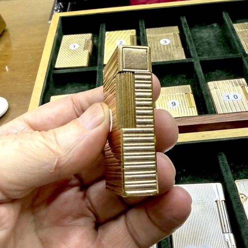 DuPont N4 gold lighter used, vintage