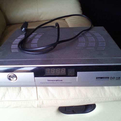 Satellite Set Televes dish with 2 digital receivers like new