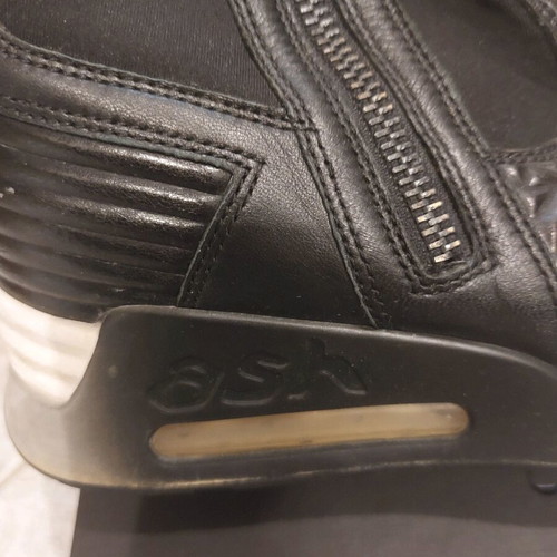 Ash black handmade ankle boots used, size 39