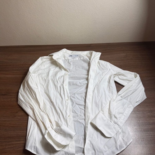 ZARA Men's Superslim Fit Shirt White Small New