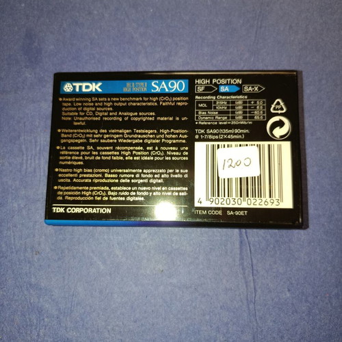 TDK SA90 Audio Cassette sealed