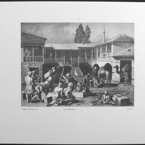 Stackelberg Costumes and Customs of 1821 Period Album with 10 Lithographs like new