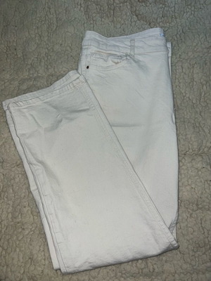 DeFacto white cream jeans size 44 new