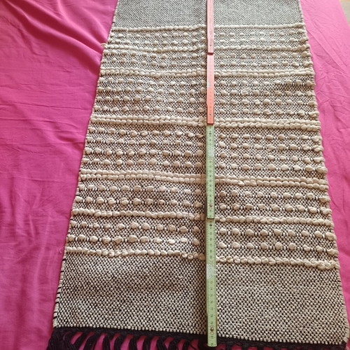 Cotton rug used, no damage