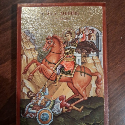 Saint Demetrios Icon like new