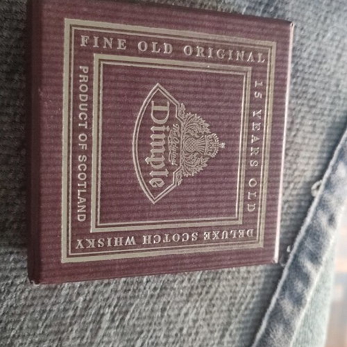 Dimple 15 Years Old vintage coaster set, 4 pieces, New Old Stock