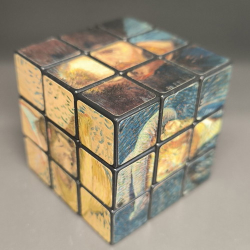 Van Gogh Rubik's Cube used
