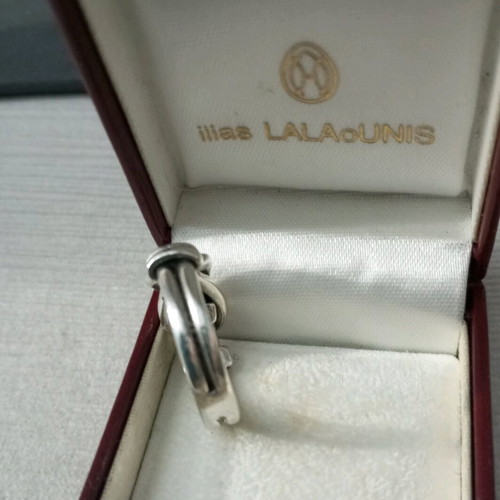 Lalaunis silver ring A21 925 vintage 'The Knot of Heracles' used