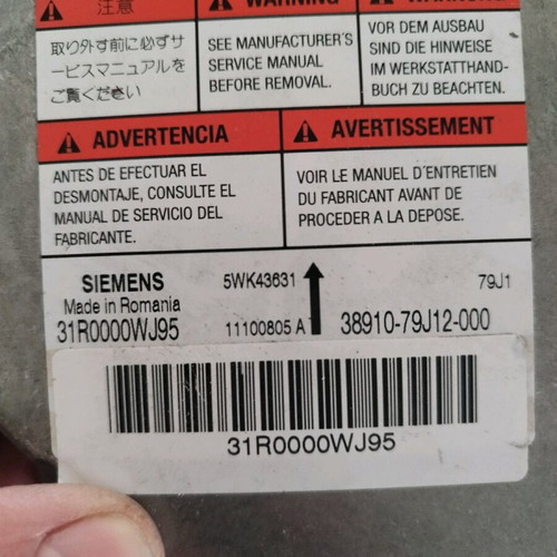 Suzuki Ignis airbag control unit like new