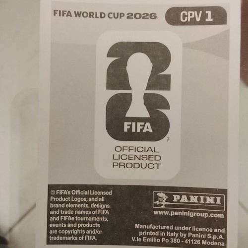 Panini Fifa World Cup 2026 Football Stickers new, foil