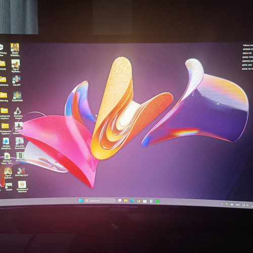 Samsung 24" Curved FHD Monitor C24F390FHU like new, VA panel