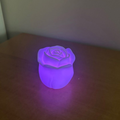 LED rose lamp with automatic color change new
