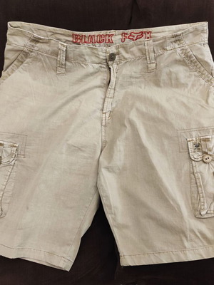 Black Fox Cargo shorts new XXL beige cotton