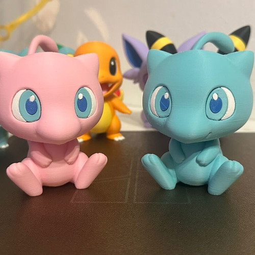 Mew Chibi collectible Pokémon figure