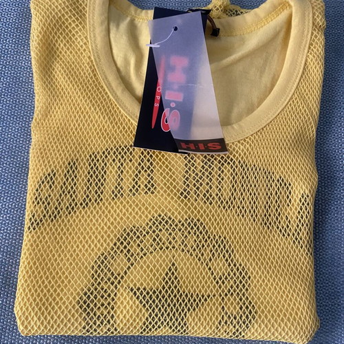 Abercrombie & Fitch yellow mesh top, size M and XL
