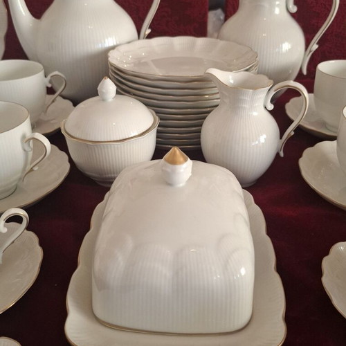 Kaiser West Germany Romantica Porcelain Tea Coffee Cake Set for 12, new
