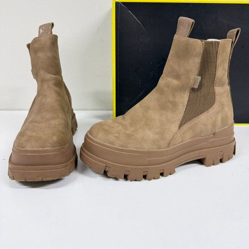 Bufallo Aspha Chelsea boots used, brown, size 39