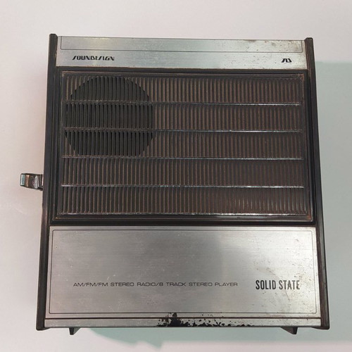 Vintage radio cassette players from the 70s-80s used