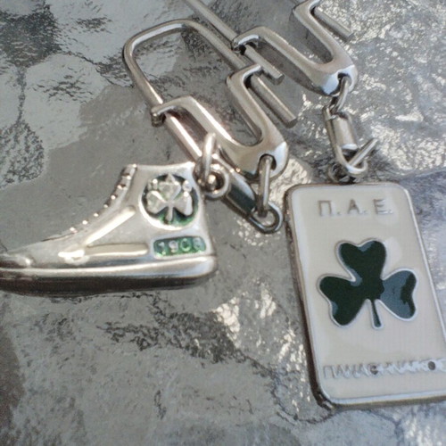 Panathinaikos keychains used, 2 pieces from 80s-90s