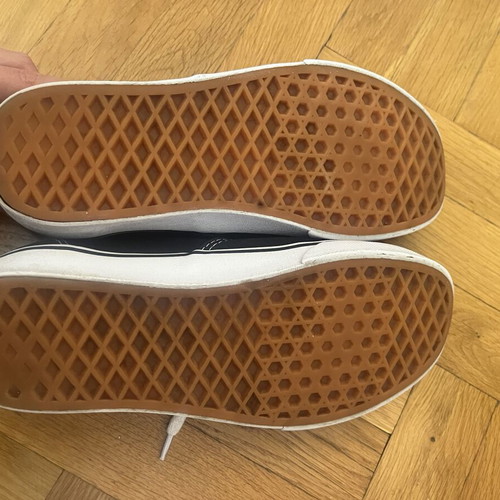 Vans black sports shoes, size 38