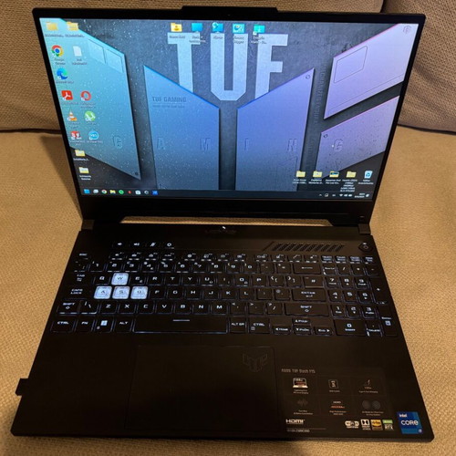 Asus Tuf Dash F15 laptop σαν καινούργιο με i7-12650H, 16GB RAM, RTX 3050Ti