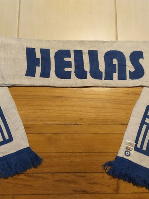 Κασκόλ Εθνικής Ελλάδος Διπλής Όψης (HELLAS) Μεταχειρισμένο, Αυθεντικό