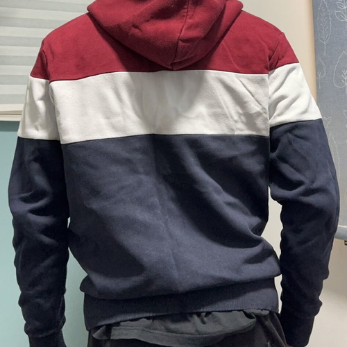 Tricolour cardigan Springfield used, slim line S-M