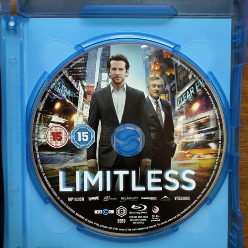 Limitless Blu-Ray like new, English subtitles