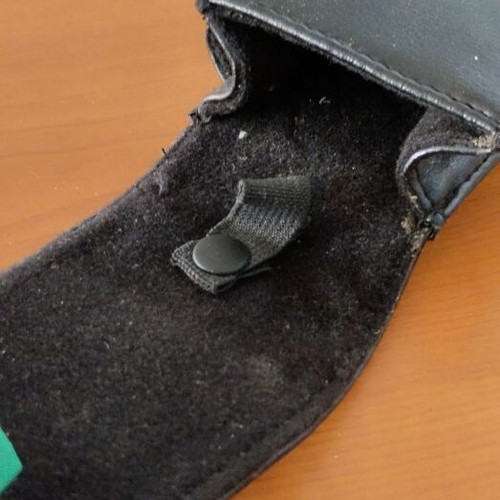 Logitech genuine leather mouse carrying case